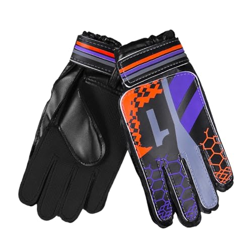 Guantes de portero de fútbol | Guantes de fútbol para entrenamiento de portero, con agarre antideslizante y protecciones – Equipo anti-caída Espinilleras Protección Entrenamiento Fútbol Exterior