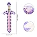 4 Pcs Inflatable Pirate Swords for for Theme Party Birthday Swimming Pool Party Cosplay Halloween Costume Accessories Stage Props（4 Colours）