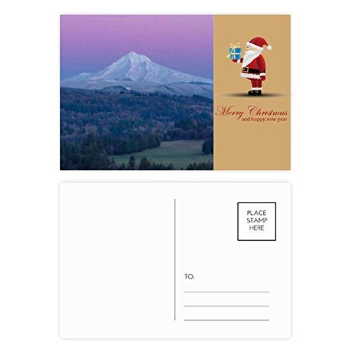 Cartes postales Père Noël violet bleu ciel White Mountain lot de 20 correspondance