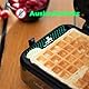 LEHMANN Waffeleisen Doppelt für Belgische Waffeln, 1200W, Fertig in 3 Minuten, Temperaturregelung bis zu 240°C, Antihaftbeschichtung, Schnelle und einfache Reinigung, Dicke Waffeln 12,5 x 8,5 x 2cm
