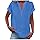 Chemise Femme Coton Lin Chemisier Élégant Col pour Henley Couleur Uni Tee Shirt Été Haut Top Respirant T-Shirts Grande Taille Tunique Blouse