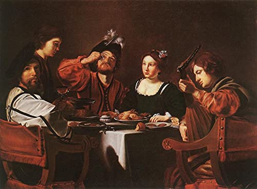 Art Portrait Nicolas Tournier Toile 60x90cm - Restauration d'Ambiance de Galerie d'Art