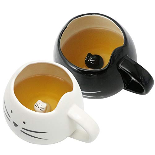 Teagas Kitty Baby Cat Inside Coffee Mugs Set For Cat Lover Woman,Mom Mug For Coffee Cups And Tea Cups 12Oz #TOP1