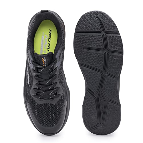Image of Red Tape Men Black Walking Shoes