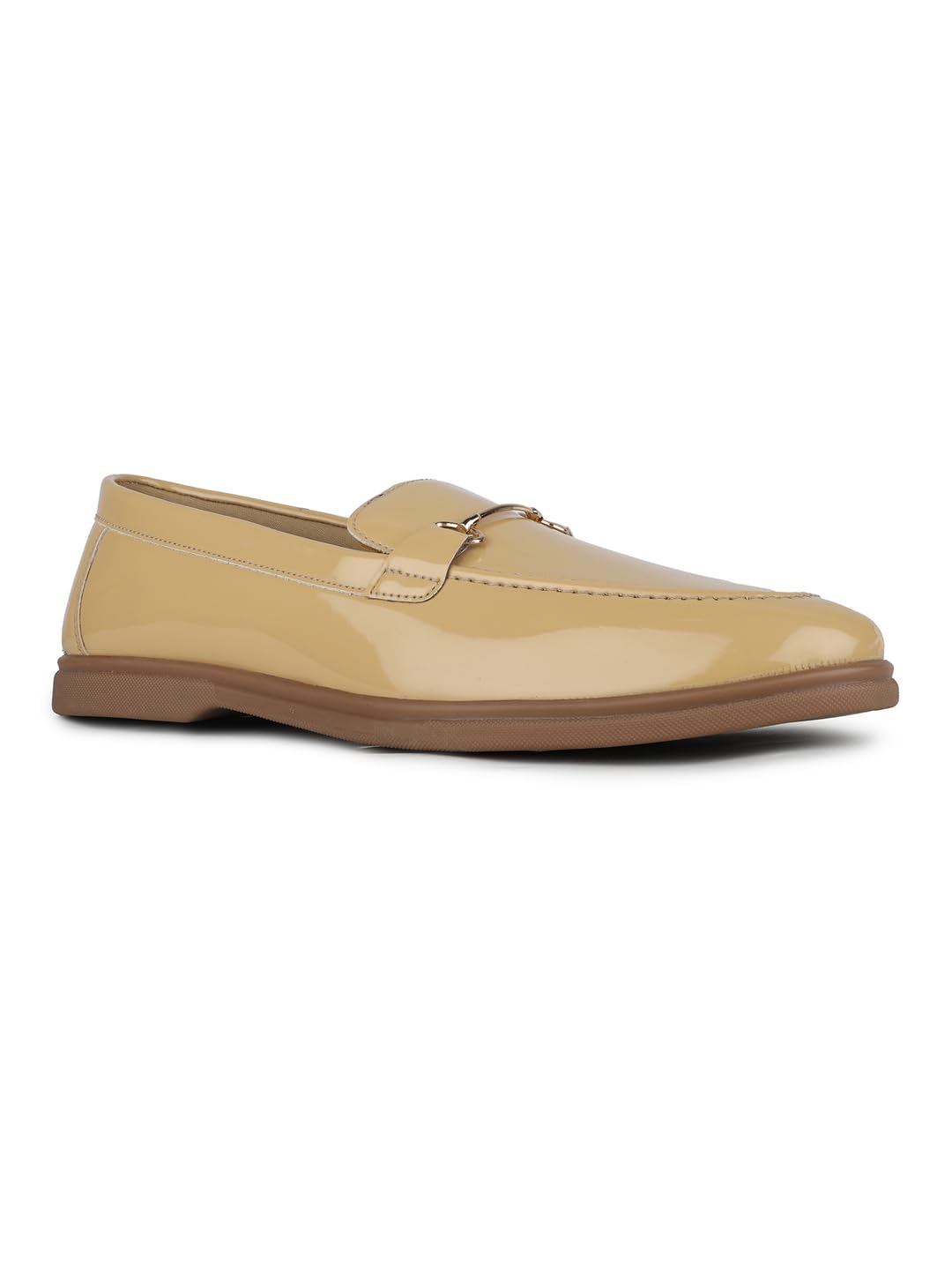 inc.5 Women Nude Work Solid Pointed Toe Loafers-picture-35