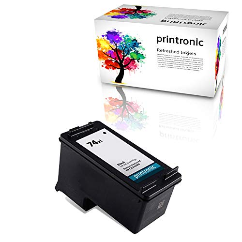 Printronic Remanufactured Ink Cartridge Replacement for HP 74XL CB336WN (1 Black)
