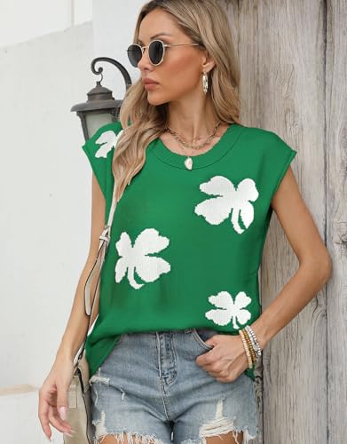 Alsol Lamesa Women’s Cap Sleeve Sweater Vest Knit Lightweight Pullover Sweaters Crewneck Tank Tops2