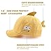 Shark Baby Boys Cap Fashion Cartoon Baseball Cap for Boys Girls Summer Infant Sun Protect Hat 3-18 Months (Yellow Shark)