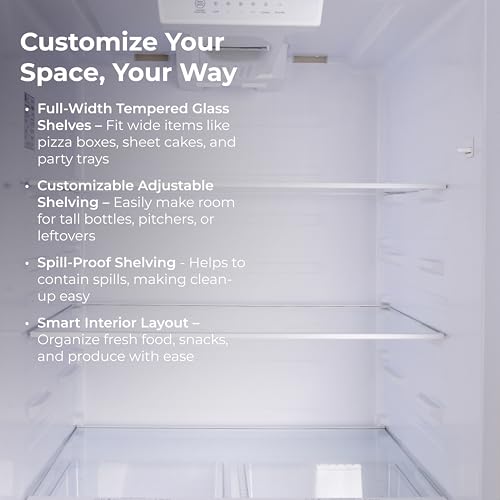 Kenmore 30" Top Mount Refrigerator with Freezer - Adjustable Shelving, Humidity-Controlled Crispers, LED Lighting, ENERGY STAR Certified, 20.2 cu. ft. Capacity - Fingerprint Resistant Metallic Steel on Fridge.com