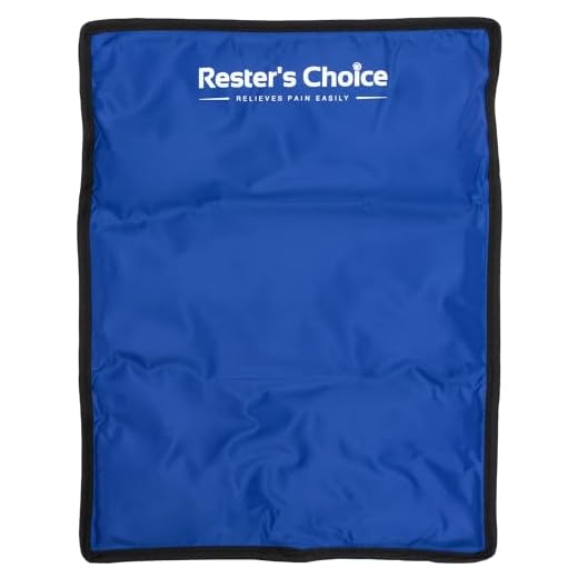 Rester's Choice Ice Pack for Injuries | 11" x 14.5" - Pack of 1 | Hot & Cold Pack | Reusable Gel Pack, Durable Construction, Flexible When Frozen