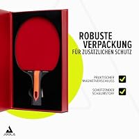 JOOLA Tischtennisschläger RED Carbon Pro/Control/X – Carbon Tischtennisschläger mit Magnetbox – Ansicht 5