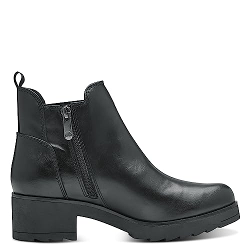 MARCO TOZZI Damen Chelsea Boots Vegan mit Blockabsatz – Bild 5