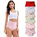 Tummy Control Underwear for Women Cotton High Waisted Ladies Panties Pack 2025 Fashion Women's Briefs Panty Multipack(I#Assorted,XL)