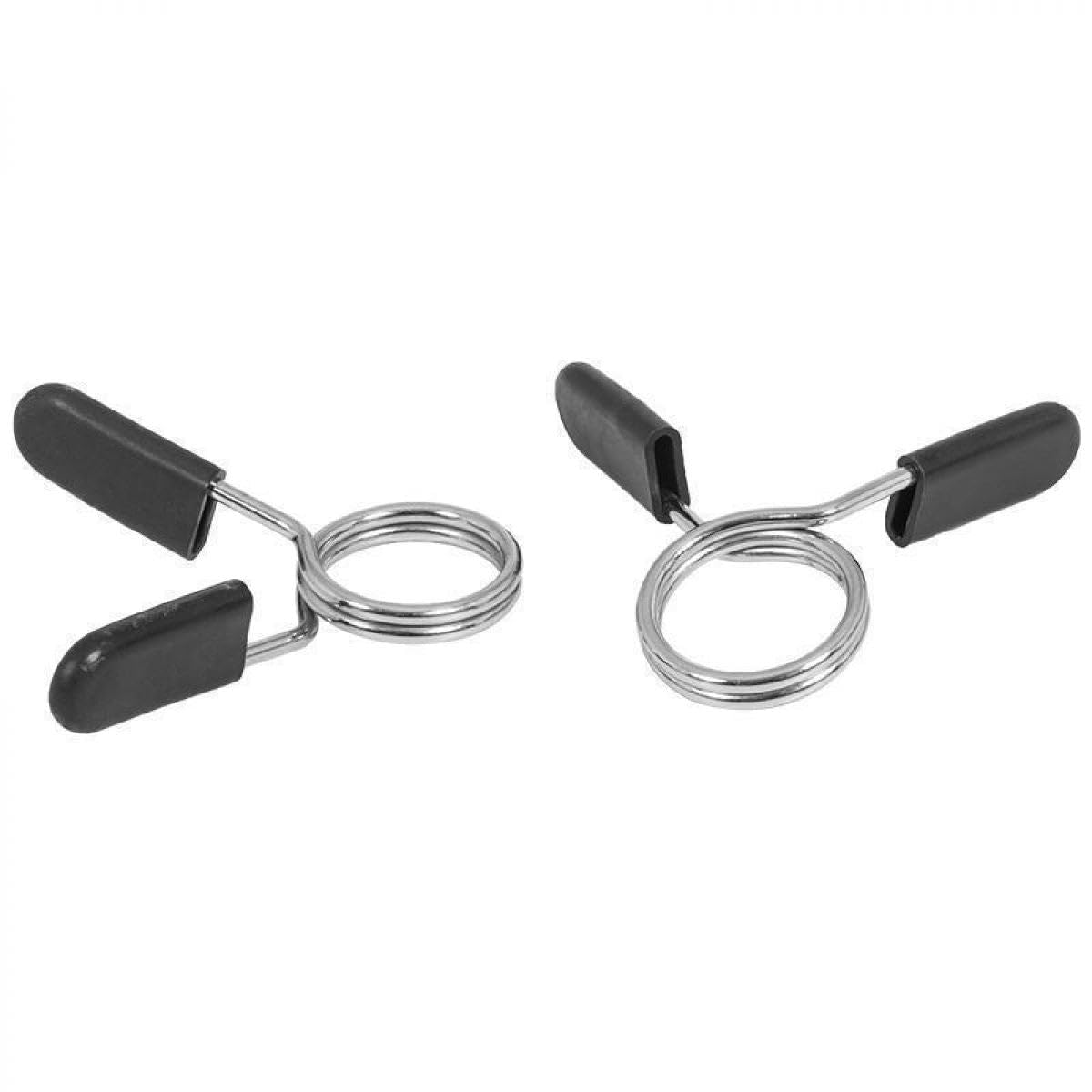 GORILLA SPORTS® Kurzhantelstange - Einzeln oder 2er Set, Ø 30mm Durchmesser, 35cm lang, bis 100kg Belastbar, mit 2 Federverschlüssen, rutschfest, Gerändelt, aus Chrom, Silber - Hantelstangen Kurz