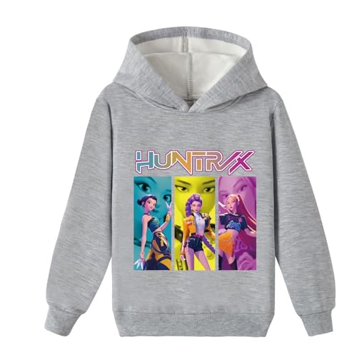 DianShao Kpop Huntrix - Sudadera con capucha y forro polar cálido, estilo streetwear...