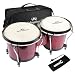 Bongo Drum Set for Adults Kids Beginners Professionals, Upgrade Packaging, Set of 6 and 7 inch Tunable Percussion Instruments, Natural Animal Hides Hickory Shells Wood Metal with Tuning Wrench