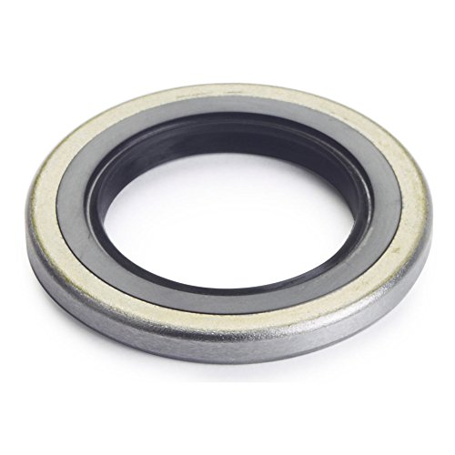 Thomson S1000, External Seal for Closed Bearings, Steel; Rubber; use with 1 in Diameter Shaft