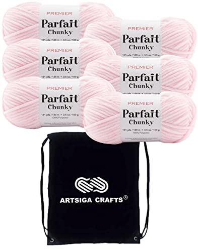 Premier Yarns Parfait Chunky Chenille Cotton Candy 1150-3