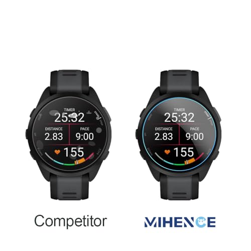 MIHENCE Screen Protector Compatible for Garmin Forerunner 165 Smartwatch by MIHENCE - Used condition - Image 5