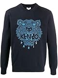 kenzo sweater schwarz SWEATER KENZO, BAUMWOLLE 100%, farbe BLAU, SS20, produkt-code FA55PU5003XB77