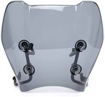 TVS Ronin Bike Visor - Smokey Grey