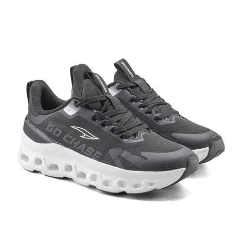 Image of ASIAN Quantum-56 Men's Running Shoes with Stylish Air Coil Sole, Breathable Knit Upper, Lightweight & Memory Foam Cushioning for All-Day Comfort