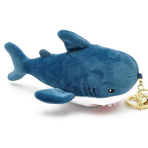 Ruzucoda Plush Shark Keychain Pendants Stuffed Animals Key Chains for