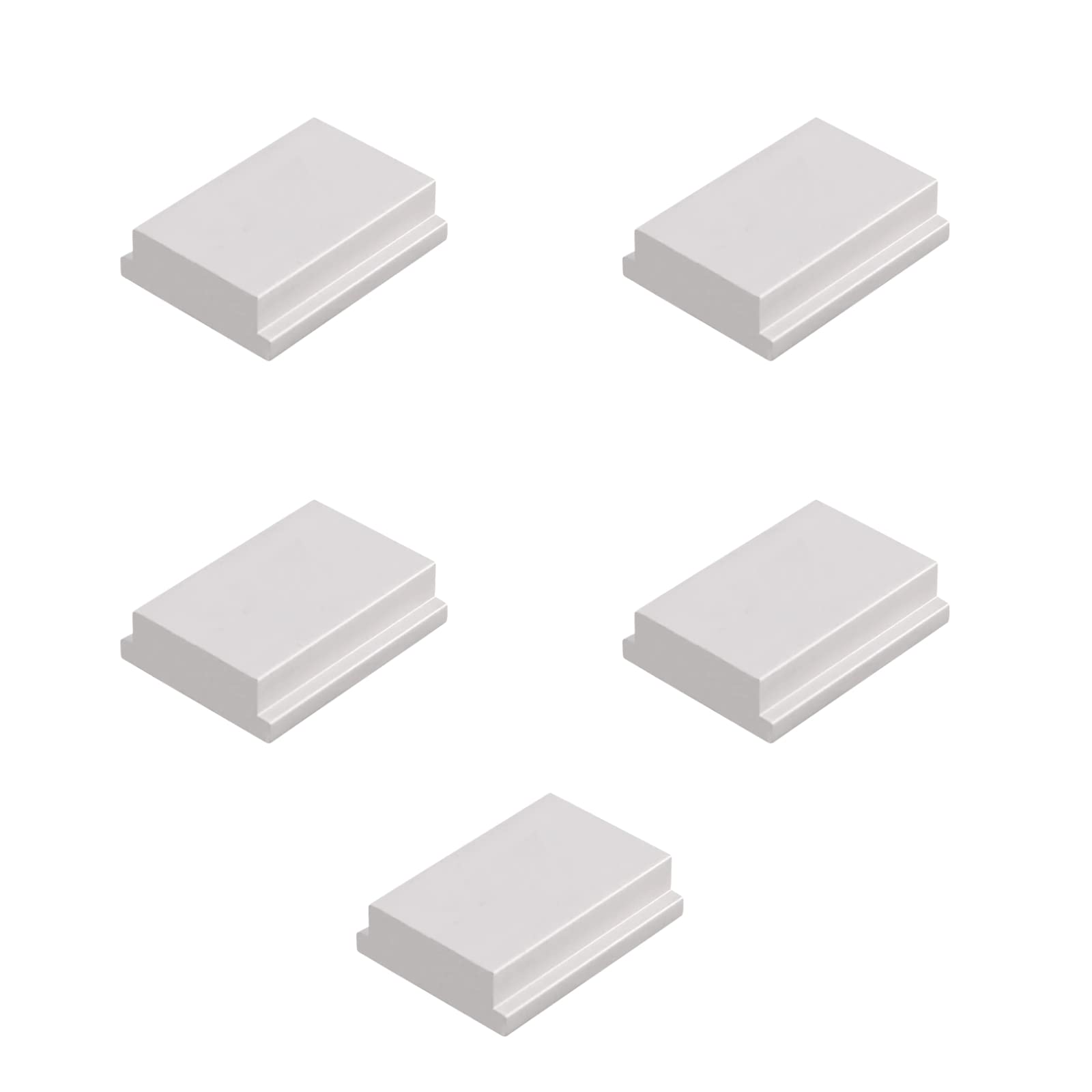 1" Inch Aluminum Alloy T-Track Slot Miter Non-Porous, T-Bar Rail Slide Slab for Table Saw Router Table 25mm - Pack of 5