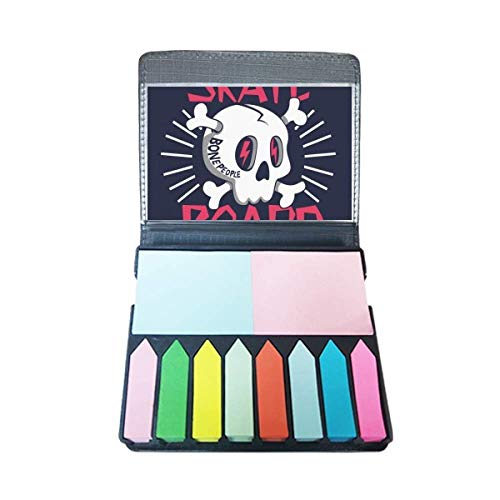 Marqueur page autocollant indien avec motif squelette et totem pour carnet