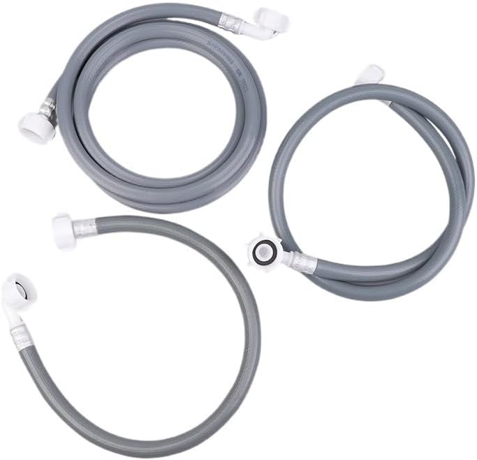 3/4"Washing Machine Dishwasher Inlet Pipe Water Feed Fill Hose With 90 Degree Bend Water Inlet Connection Replacement Water Pipe(200CM)