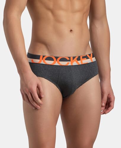 Image of Jockey FP01 Men Super Combed Cotton Solid Brief with Ultrasoft Waistband