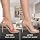 3 Paar Silikon Pads Vorfuß Gelpolster Vorderfuß, Silikon Pads Vorfuß, für Flip Flops, High Heels und Sandalen Zum Schutz vor Schmerzen und Blasen Anti-Rutsch-Schuhkissen (Transparent, 6,2 x 9,4) - 6