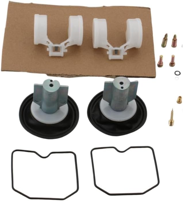 Carburetor Repair Kit Plunger Diaphragm Compatible With EX500 500R GPZ500S 16126-1173