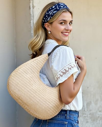 Bolso Hobo Crescent Handmade para mujer miniatura 2