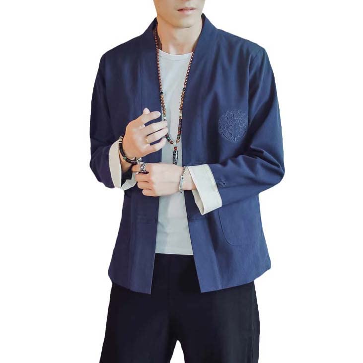 Kimono en lin homme coupe décontractée parfait pour vos moments de détente