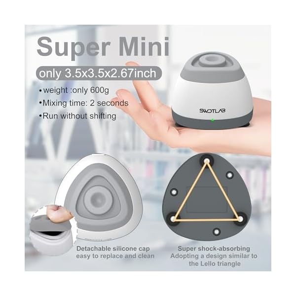 4000rpm-Mini-Lab-Vortex-Mixer-Portable-Paint-Shaker-Mixer-with-Touch-Function-for-Eyelash-Sharker-Glue-Adhesives-Gel-Polish-and-Test-Tubes-Acrylic-Paints-MixingGrey 4000rpm-Mini-Lab-Vortex-Mixer-Portable-Paint-Shaker-Mixer-with-Touch-Function-for-Eyelash-Sharker-Glue-Adhesives-Gel-Polish-and-Test-Tubes-Acrylic-Paints-MixingGrey