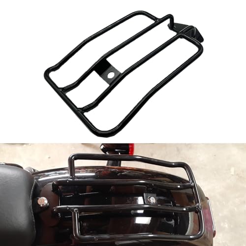 Support de bagages en acier noir et chrome au design épuré solo