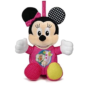 Clementoni Baby – Disney Minnie Lichtgevende Knuffel, plush toy, 3+ maanden, 17207, Meerkleurig