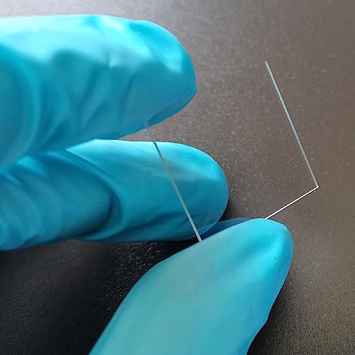 Image of ITO Coated Conductive Glass 25mmx25mm Cover Slides superconducting Low Resistance <10 ohm /sq (76 Pcs)