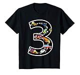 3. Geburtstag T-Shirt für den Kindergeburtstag. Wer kann seinen 3. Geburtstag kaum abwarten une liebt Feuerwehrauto, Bagger, Traktor und Co.? Bringe das Geburtstagskind mit diesem Auto Geschenk zum strahlen. Outfit für die Geburtstagsfeier.