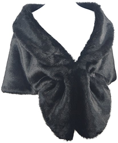 Faux Fur Wedding Shawl Perfect For Wedding Party Show Costume3