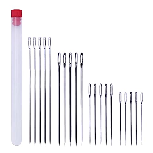 Opiniones de Agujas para coser a mano los 5 mejores. 42 HEALLILY 20 piezas de agujas largas para agujas de coser a mano de ojo grande para hacer costuras de muñecas