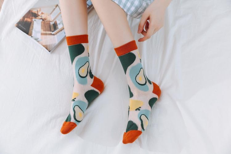 Image of Women's Ankle Socks for Casual & Sports Multicolor Odour Free Fancy Multi design Socks Pack