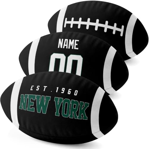 Image of ANTKING New York J Throw Pillow 2 Packs Custom Name Number Gifts | Personalized Gift for Youth for Birthday Christmas