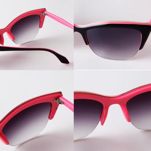 Lunettes œil de chat sans monture légères pour éviter la fatigue UV400