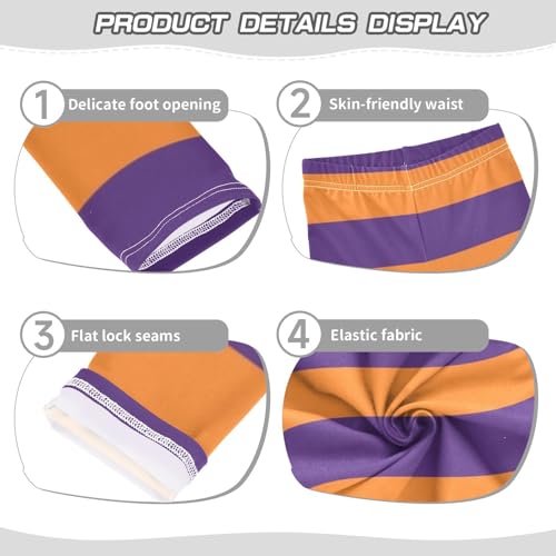 Girls' Athletic Leggings Dance Yoga Workout Running Pants for 3-10 Years4