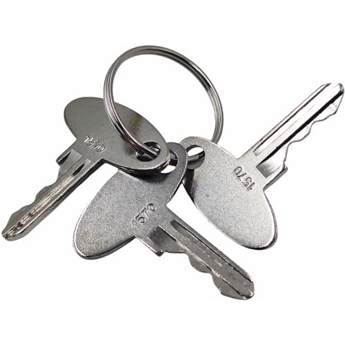 SPJIUQI 3Pcs Ignition Keys for Ford/New Holland