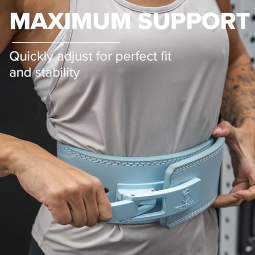 Image of Lever Weightlifting Belt - 10mm Lever Belt for Squats & deadlift - Lever Lifting Belt for Men & Women - Lower Back Support Belt for Weight Lifting, Gym, Fitness & Weight Training
