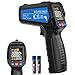 TermóMetro Infrarrojo,QLUUE Temperatura Sin Contacto Con Emisividad Ajustable -58 ℉ A 1076 ℉ (-50 ℃ A 580 ℃) Pistola De Temperatura Para Cocina, Bricolaje E Industria