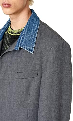 Amazon | [Diesel] (ディーゼル) メンズ ジャケット デニムカラー